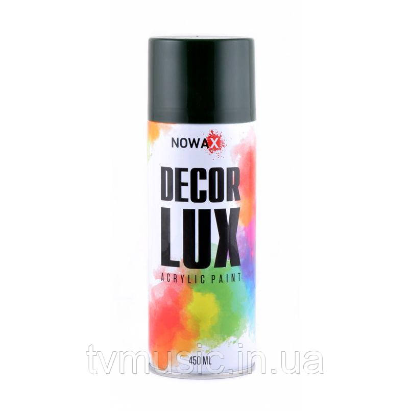 Акрилова фарба Nowax Decor Lux RAL 6005 Зелений мох 450 мл