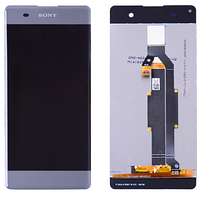 Дисплей (екран) для Sony F3112 Соні , F3111, F3113, F3115, F3116 Xperia XA + тачскрін, колір сірий