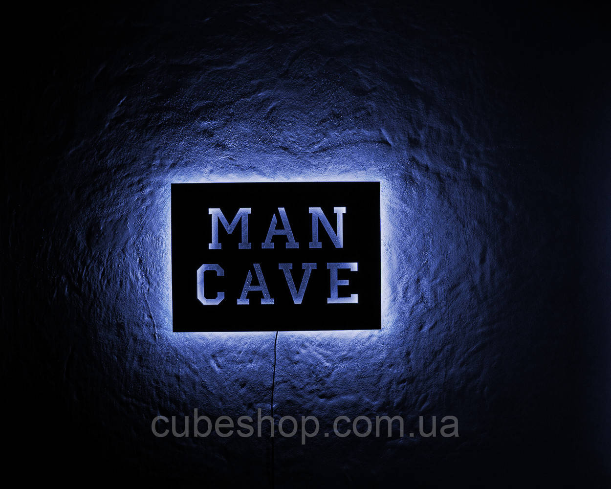 Світильник настінний Man Cave (синє світло)
