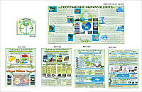 Композиция стендов для школы "Кабинет географии"