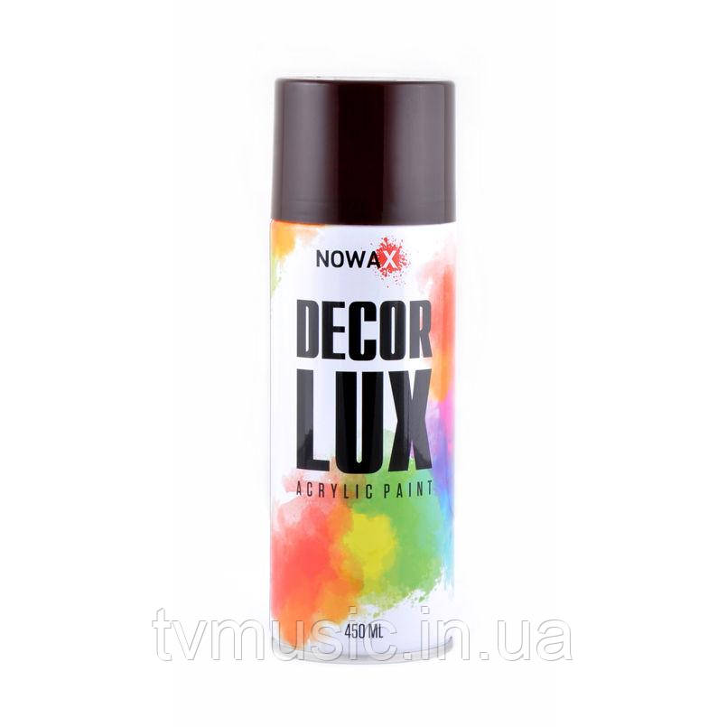 Акриловая краска Nowax Decor Lux RAL 2004 Оранжевый 450 мл - фото 1 - id-p576415077