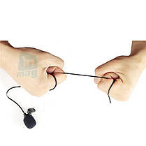 Петличний мікрофон (петличка) Alen з тканинним шнуром, фото 2