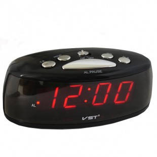 Світлодіодний годинник-будильник VST 773-1 компактний електронний багатофункціональний, фото 2
