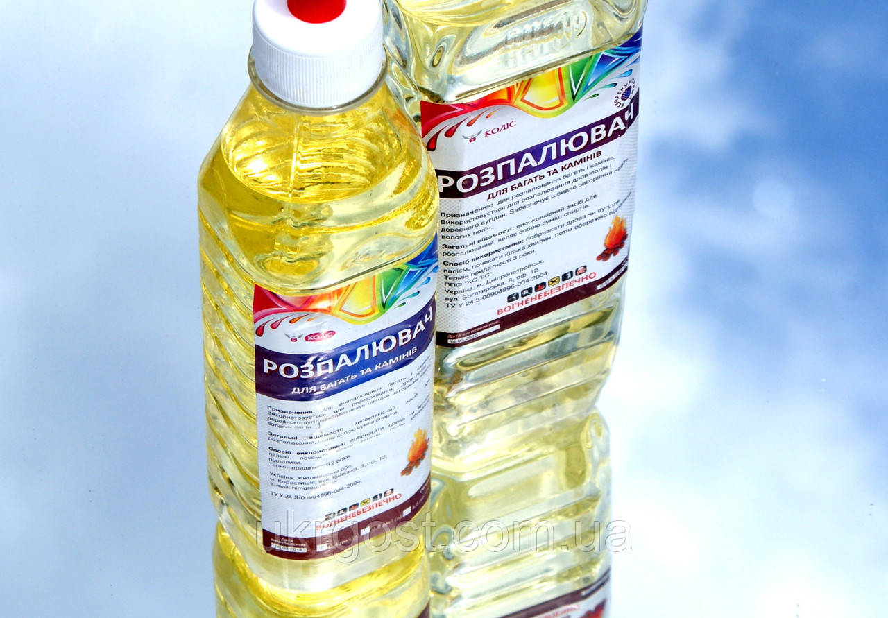 Розпалювач для вогню і камінів Коліс 0,8 л