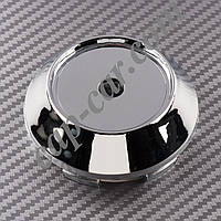 Ковпачки заглушки для литих дисків хромований конус 62/68мм