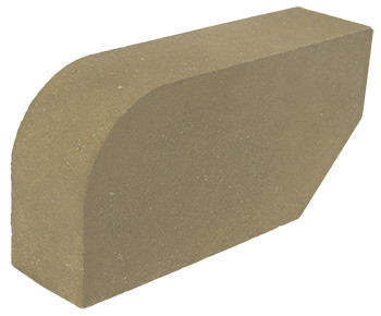 Фасонна цегла LAND BRICK "Скошений кут" жовтий