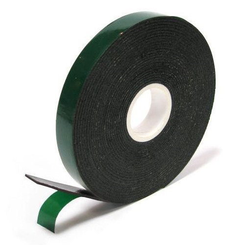 Скотч двустороний 3М довжина 25м,ширина 10 мм полиуритановый зелений