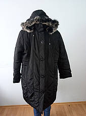 Пальто жіноче зимове довге дуже великого розміру DRAGON, фото 2