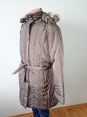 Пальто жіноче зимове довге дуже великого розміру DRAGON, фото 4