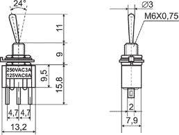 тумбелры mts 102 купить Тумблер на два положения mts102