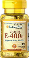 Вітамін Е Puritan's Pride Vitamin E-400 IU 100 Softgels