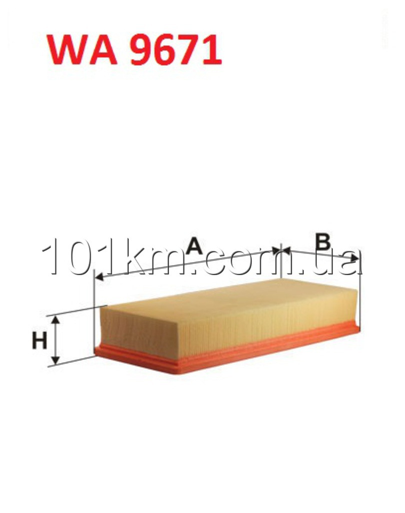 Фільтр повітряний WIX WA9671 (AP170/3), фото 1