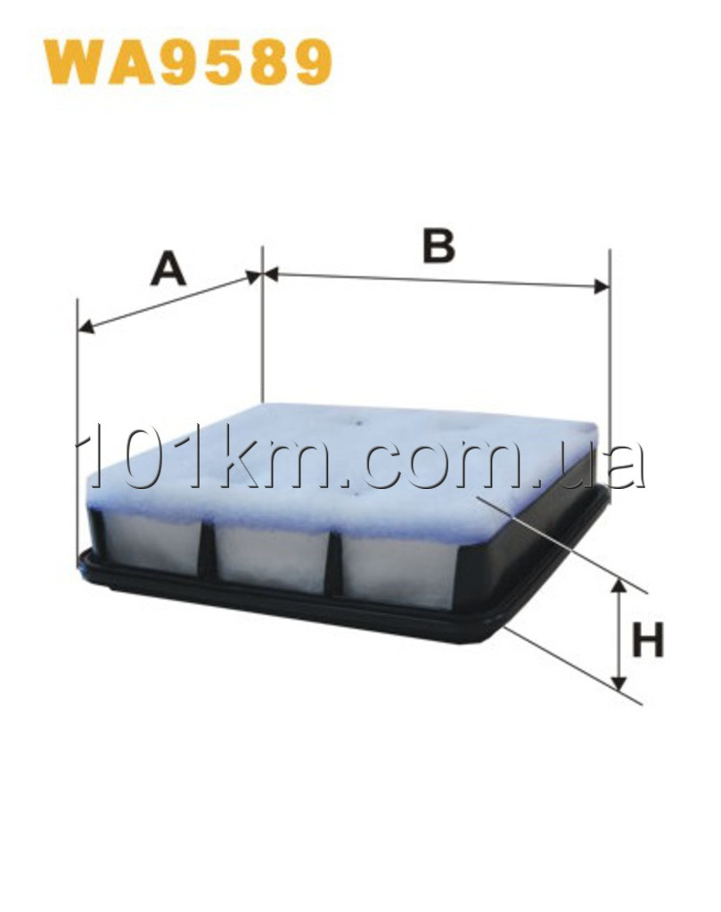 Фільтр повітряний WIX WA9589 (AP120/2)