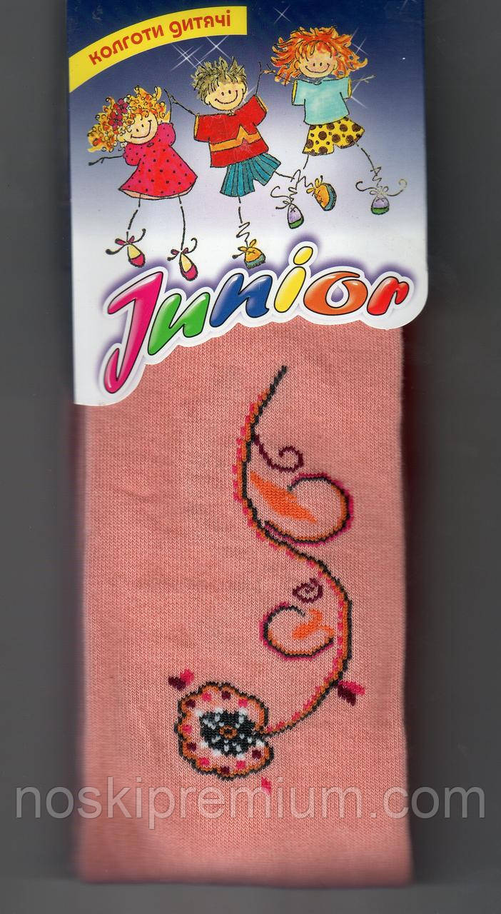 Колготки дитячі демісезонні х/б Класик, 22-23 розмір, 140-146 див., 4528, фото 1