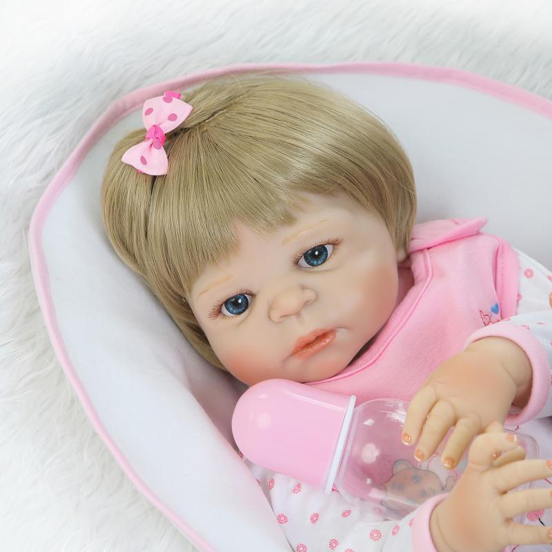 Силіконова Лялька реборн дівчинка Мариш 55см. (1267)