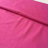 Бязь однотонна яскраво-рожева, ширина 160 см, фото 2