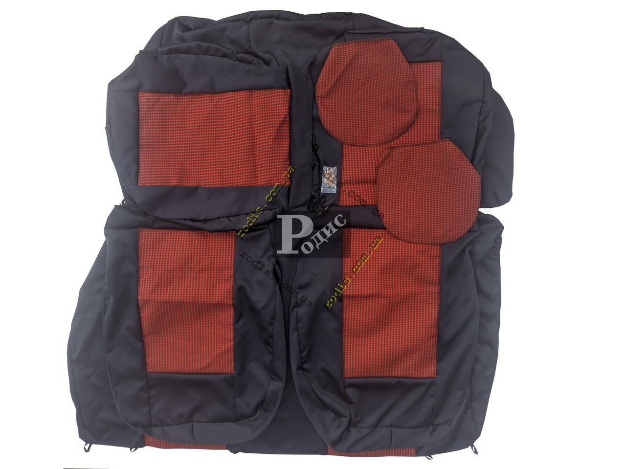 

Чехлы автомобильные универсальные "Пилот" (красные, бюджет) - Авточехлы для сидений (комплект) универсальные