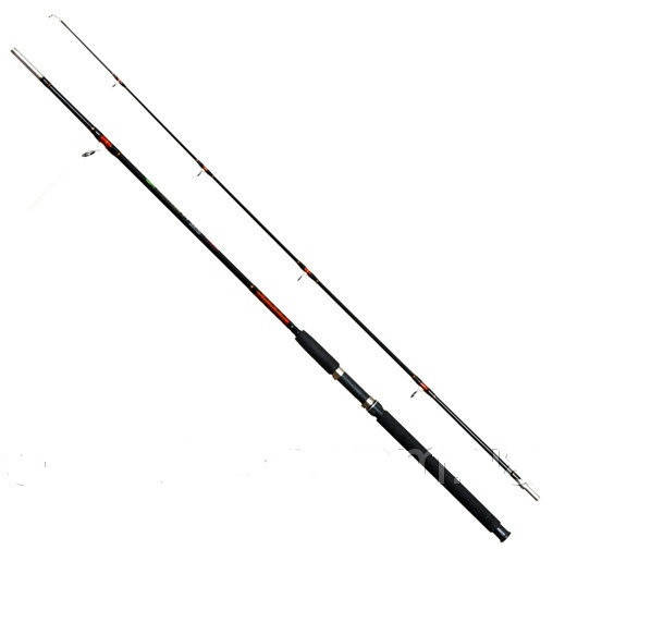 

Спиннинг Crocodile винтовое сединение 2,40м (100-250гр) черный, Белый