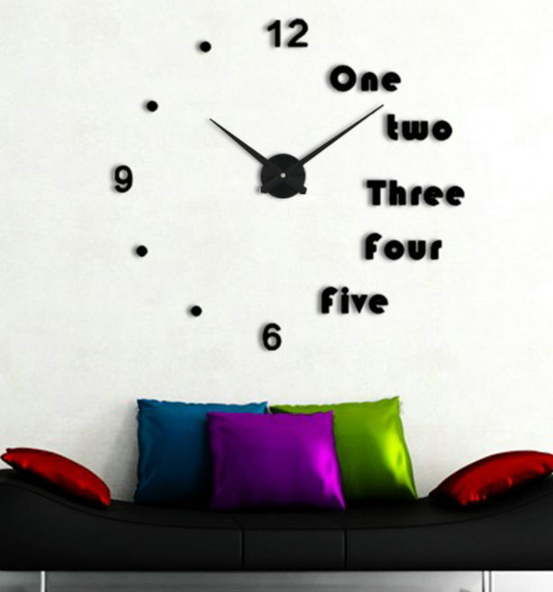 

Настенные 3D часы 4222, черный (KG-2966)