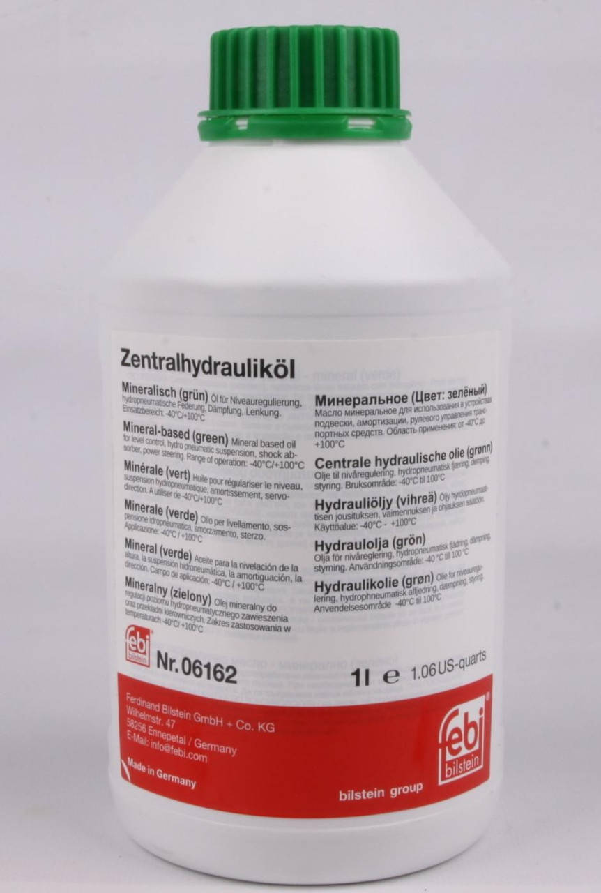 

Жидкость ГУР зелёная, минеральная (1L) (MB236.3) FEBI BILSTEIN 06162