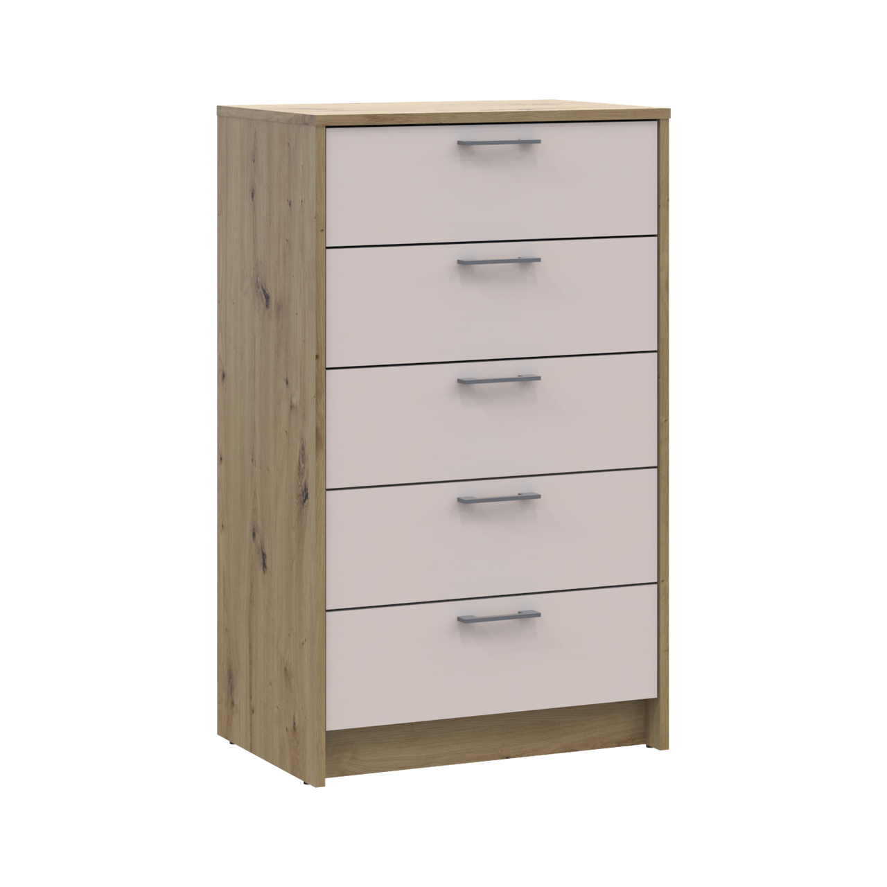 Комод Doros Ронді Дуб Артізан/Кашемір 5 шухляд 60х40х100 (41516189) 4