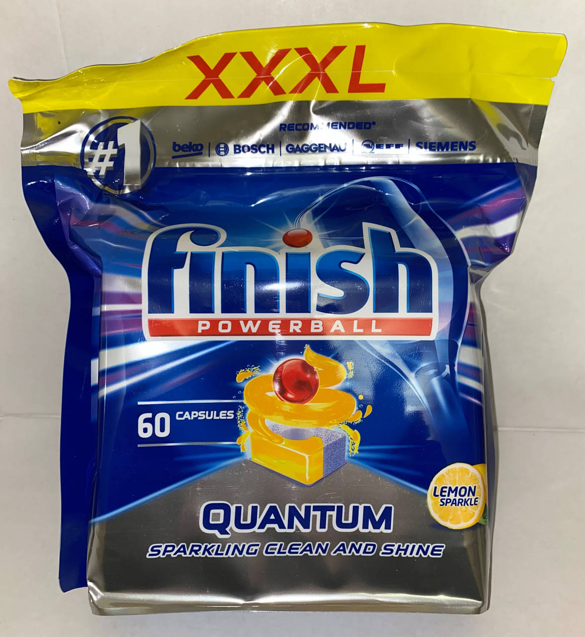 

Таблетки Finish Quantum Max лимон для посудомийної машини 60 шт.