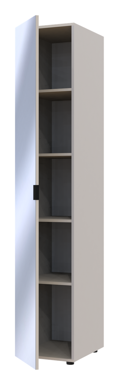 Шафа для одягу Doros Гелар Кашемір з Дзеркалом 39х49.5х203.4 (80737635) 2