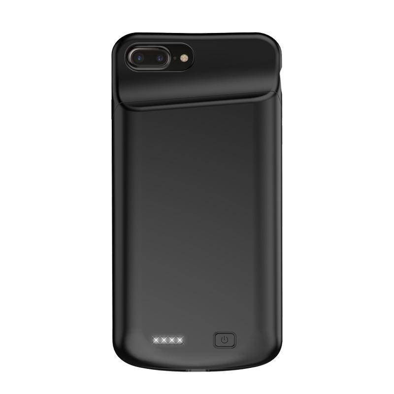 

Чехол аккумулятор на айфон 7 плюс 6+/6s+/7+/8+/ Черный 6000мАч Чехол Повербанк