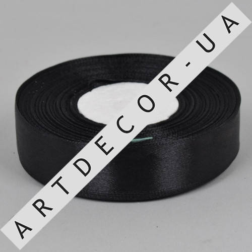 

Лента атласная 2см*33метра (цвет №39 -черная), Черный