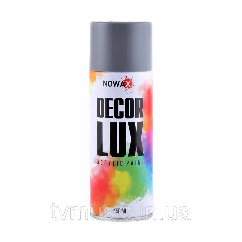 Акриловая краска Nowax Decor Lux RAL 7031 Темно-серый 450 мл - фото 1 - id-p576624380