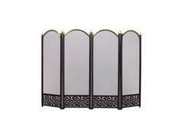 Каминна сітка Bonfire SO4313PК (чорно-золота)