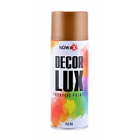 Акрилова фарба Nowax Decor Lux Diamond Gold Золотий металік 450 мл