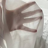 Шифон однотонний білий, ширина 150 см, фото 3