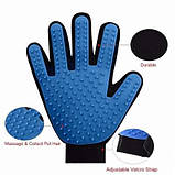 Рукавичка для вичісування тварин True Touch, фото 5