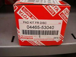 Гальмівні колодки Lexus IS 250 IS300 IS350 — ПЕРЕДАННЯ