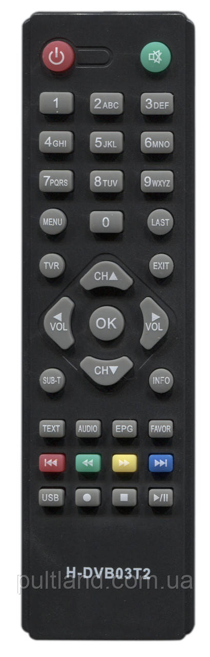 Пульт для DVB-T2 World Vision T37