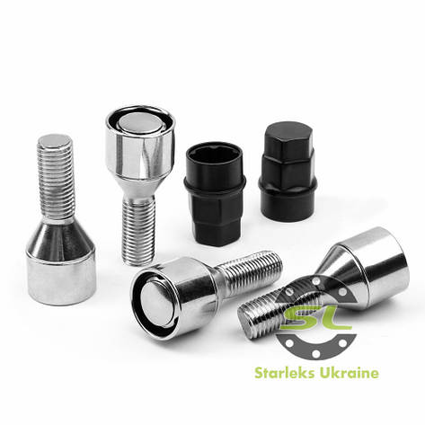 Cекретные болты 12х1.5х28мм Конус (BMW,Daewoo,Opel,Renault) Starleks, фото 2