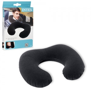 Подушка підголовник Intex 68675 велюр 33×25×8 см