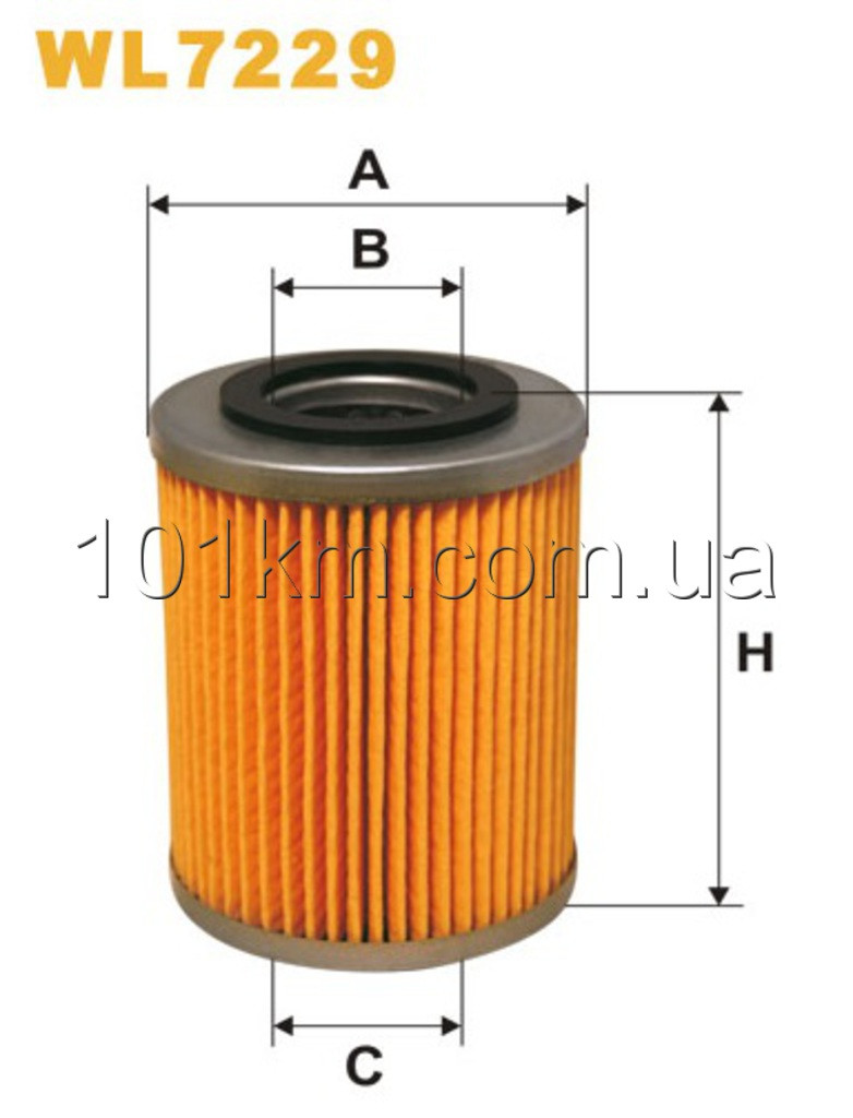 Фільтр масляний WIX WL7229 (OM523/2)    