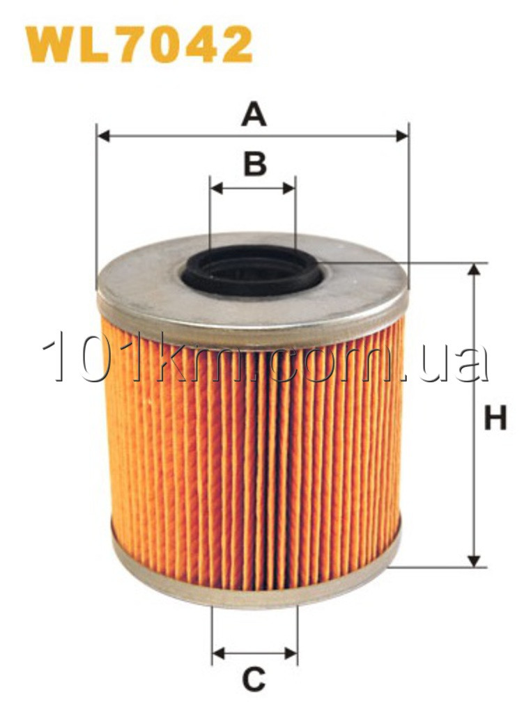 Фільтр масляний WIX WL7042 (OM523)    