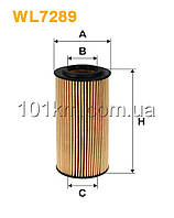 Фільтр масляний WIX WL7289 (OE 640/7)    