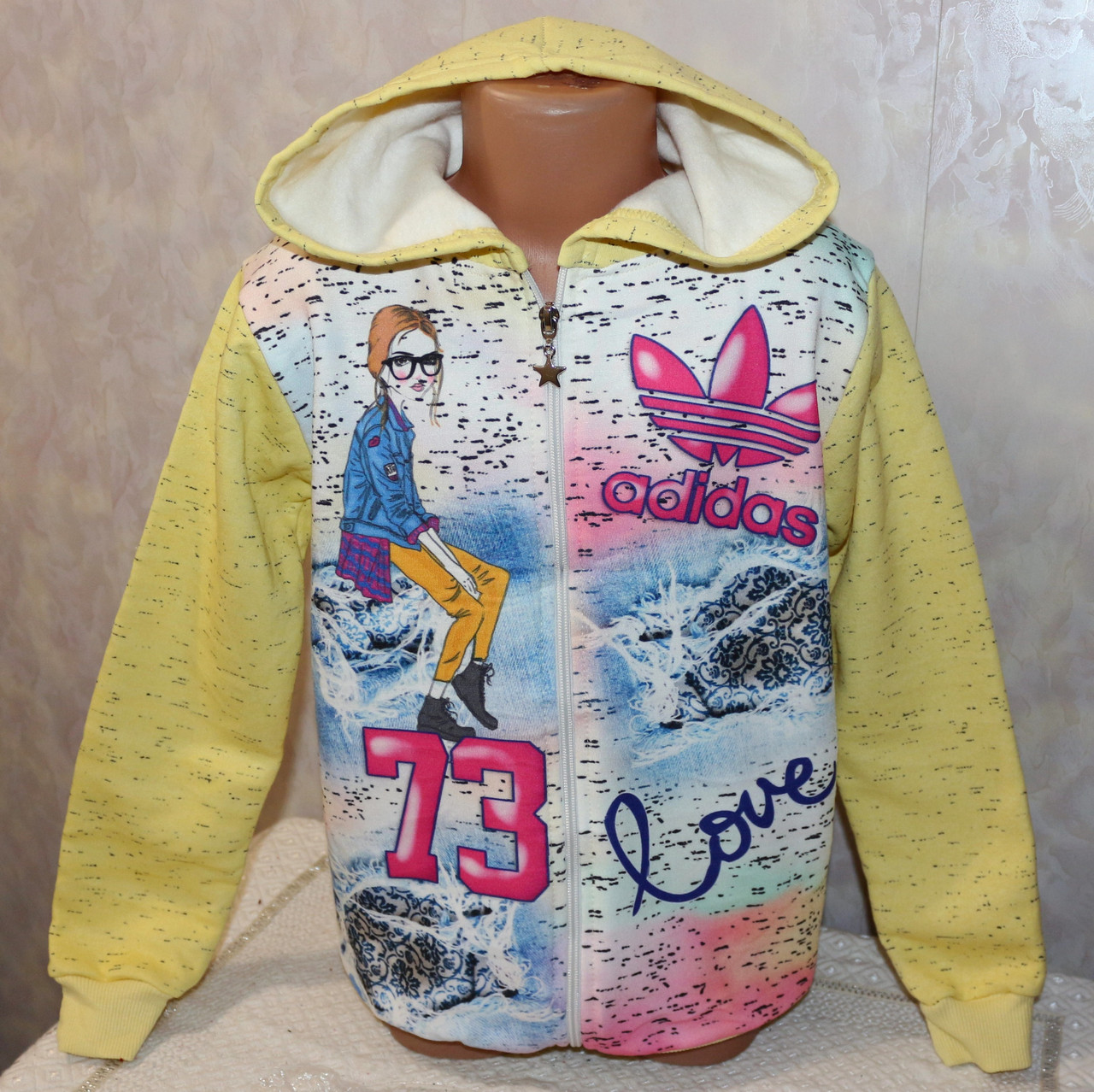 Детская одежда от производителя.Кофта на девочку (начёс) 9,10,11,12 лет - фото 2 - id-p576698606