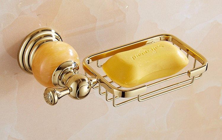 Настінна мильниця з бронзи та натурального нефриту, фото 1