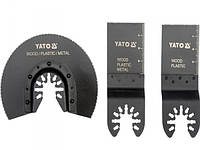 Набір насадок для реноватора YATO, 3 пр.