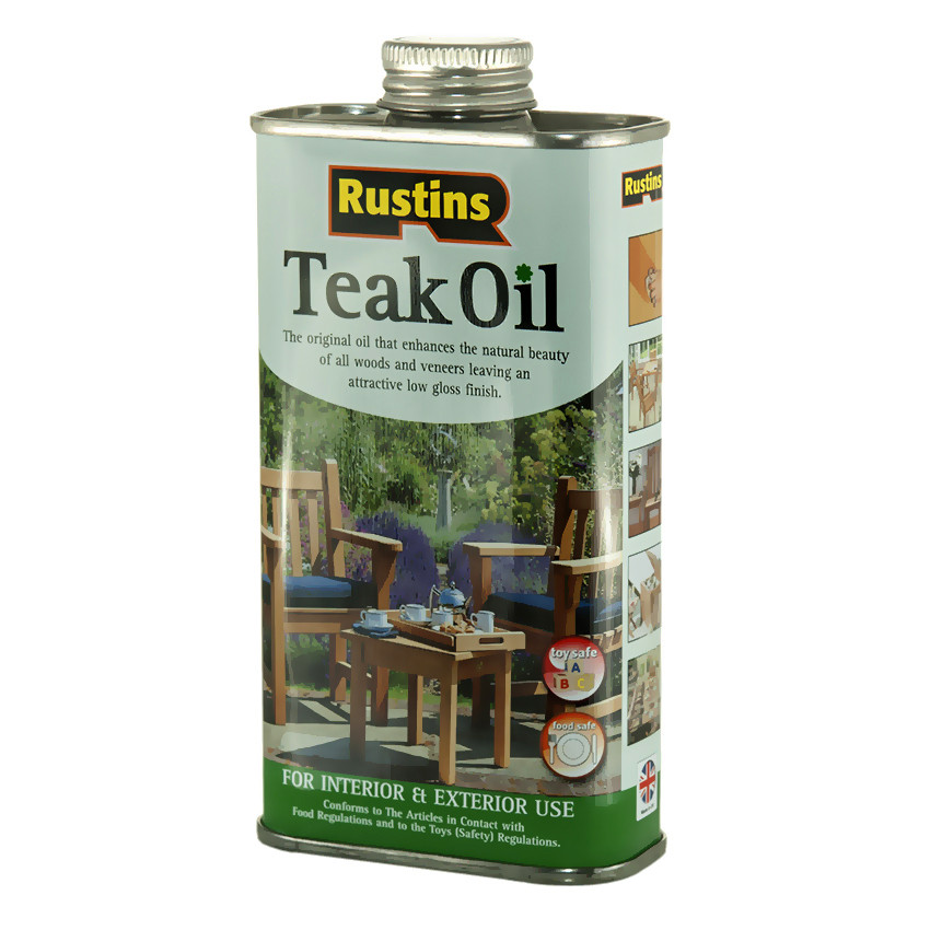 Тиковое масло Teak Oil Rustins 5 л - фото 1 - id-p433580782
