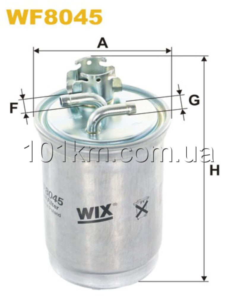 Фільтр паливний WIX WF8045 (PP839)