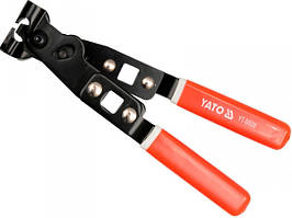 Щипці для хомутів кріплення кожуха шарніра YATO, 235 мм
