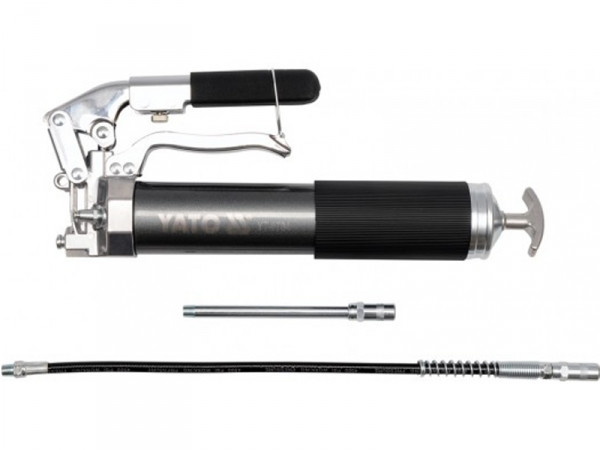 Шприц мастильний із жорсткою і гнучкою трубками YATO, 500 см3