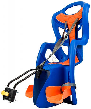 Велокрісло Bellelli Pepe Італія на раму relax з відкидною спинкою синій