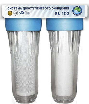 Система 2-х ступінчастого очищення води "Bio+Systems" SL 102 1/2", фото 2